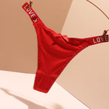 Fongt Thong Trousers Women's Letter Ice Silk Without Trace 2025 New Sports Fitness Trousers Bow Shorts Summer