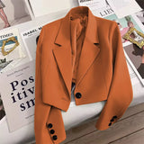 Fongt Spring And Autumn Jade Green Season New Students Versatile Small Suit Fashion Girl-Outfit