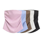 Fongt Winter Women's Wear With Chest Pleated Solid Color Jacket Top Women's Style-Outfit