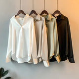 Fongt Denswear Shirt Female Design Sense Niche 2025 Spring And Autumn New Bridan Retro Hong Kong-Style Shirt
