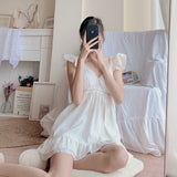 Sets Women Thin Sleepwear Chic Summer Cute Girlish Ulzzang Sexy Korean Female Popular Casual Aesthetic