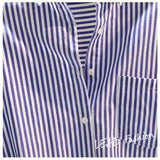 Fongt Vertical Stripe Medium Long Shirt Dress Women 2025 Spring And Autumn New Han Fan Art BF Style Casual