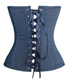 Blue Cowboys Bunset Ladies Bunch Shashatop Corset-Outfit