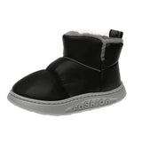 Size 45 Waterproof Snow Boots Women Long Plush Thick Warm Winter Boots for Women 2023 Soft Bottom Ankle Boots Couple Shoes-Outfit