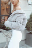 Stand Collar Puffer Coat 1028-1-Outfit