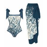 Fongt One-Piece Bikini Suit Women's Bikini Three-Piece