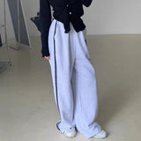 Side Contrasting Lace Track-pants-Outfit