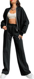 Fongt 2025 Round Neck Fashion Simple Atmospheric Jacket Jacket Casual Straight Trousers