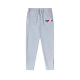 Rainbow Gradient Letter Tiger Head Printing Ins Trendy Sweater Trousers Jogging Suit-Outfit