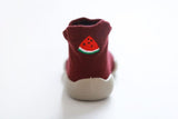 Baby Knitted Leopard Floor Socks Shoes with Rubber Soles Infant Anti-slip Indoor Socks Newborn Spring Summer