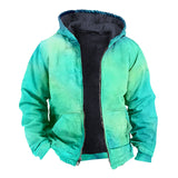 Fongt Solid Color 3D Print Digital Print With Hoodie Cotton Suit-Outfit