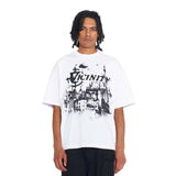 Fongt House T-Shirt White Vic Short-Sleeved SHOOTING HOUSE TEE WHITE Same Printed T-Shirt