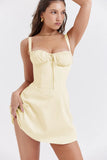 Fongt Women's Summer New Sleeveless Dopamine Wears With Suspension Dresses