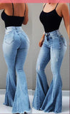 Washed Street Elastic Pants Wide-leg