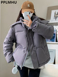 Winter Parkas Jackets Women Korean Thicken Down Cotton Coats Casual Warm Chaquetas New Loose Snow Wear Fluffy
