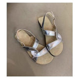 Fongt Flat-Soled Sandals Women 2024 New External Dress With Skirt Fairy Wind Leisure Beach Beach Roman