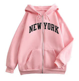 Fongt New Zipper Hoodie Los Angeles California Coat Top