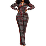 Fongt 2024 New Women's Long-Sleeved Zipper Trousers