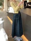 Fongt Yellow Knitted Cardigan Women 2025 Spring New Self-Cultivity Temperament Gentle Thin Simple Sweater Jacket