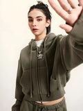 Zip-Up Cropped