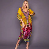 Plus Size Tassel Midi