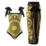 Fongt One-Piece Bikini Suit Women's Bikini Three-Piece