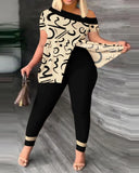 Fongt 2024 Women's Clothing Explosion Two Sets Of Irregular Fashion Trousers