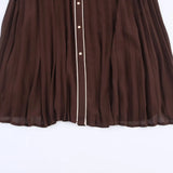 Fongt Homemade New Women's Oceaniang Belt Folded Fantish Dress 4387225