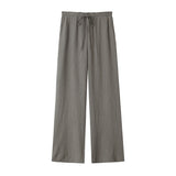 New Textured Loose Casual Multicolor Trousers 4391450-Outfit
