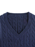 Twist Sweater Vest-Outfit