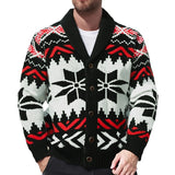 Fongt Men's Vintage Knitwear Autumn And Winter Thick Heavy Knit Coat