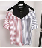 size 2 pieces shorts sets summer Sweet Korean off shoulder tops and shorts 2 pieces sets women clothing two pieces