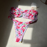 2024 New Sexy Lace Thoracic Split Swimsuit Bikini