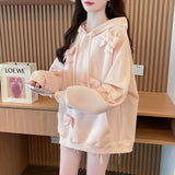 3D Bow Hoodie-Outfit