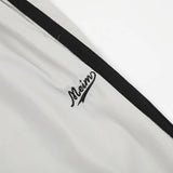 Piping Side Stripe Baggy Sweatpants-Outfit