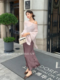 Fongt Xixi 2025 Autumn New White Label Thin Temperament Hanging Dress High-End Long Dress Female 88437