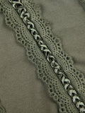 top with lace trim and