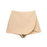 New Autumn Style Solid Color High Waist Shows Thin Fashion Skirt Pants 7385530-Outfit