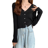 Fongt Thin Women 2023 New Summer With Long Sleeves Sun Knitted Bottom Shirt On The Coat Of Ice
