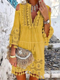 Spring Embroidery Crochet Lace Boho