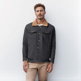 Fongt And Winter Men's Jacket With Velvet Cotton Work Clothes Casual Jacket Jacket