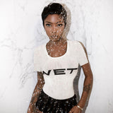 Fongt Short-Sleeved Print Thin Top 2024 Summer New Hottie Embilly T-Shirt