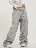 Fongt Sweatpants Summer 2023 New Casual Bella Side Striped Pants-Outfit