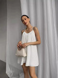 Fongt Women's Beach Dress Casually Bare Back Short Summer Sling Dress Women