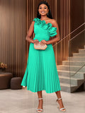 Fongt Shoulder Collar High-Rise Dress Party Party Dress