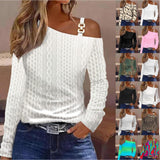 Autumn Simple Metal Buckle Shoulder Collar