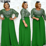 African Dresses For Women Print 2 Piece Sets African Clothes Africa Dress Dashiki Ankara Evening Party Plus Size Africa