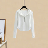 Fongt Slim Hot Girl Top With A Two-Piece Set With Slit Jeans-Outfit