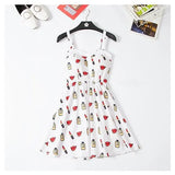 New Coming Off Shoulder Ruffle Dot summer Dress women white strap chiffon beach Boho party sexy dresses vestido