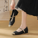 Fongt Mary Jane Women's Shoes 2024 New Color Single Shoes Women Summer New Chinese 100 Collocation Skirt Cheongsam Single